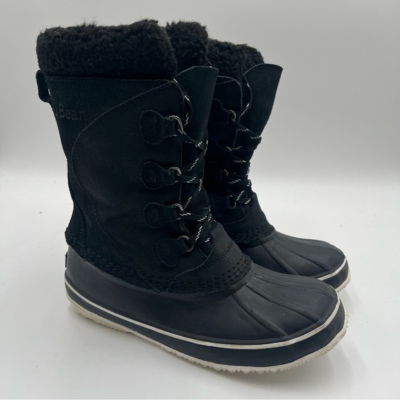 ll bean black duck boots